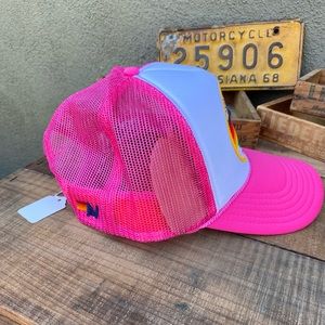 Aviator Nation | Accessories | Aviator Nation Neon Pink White Venice ...